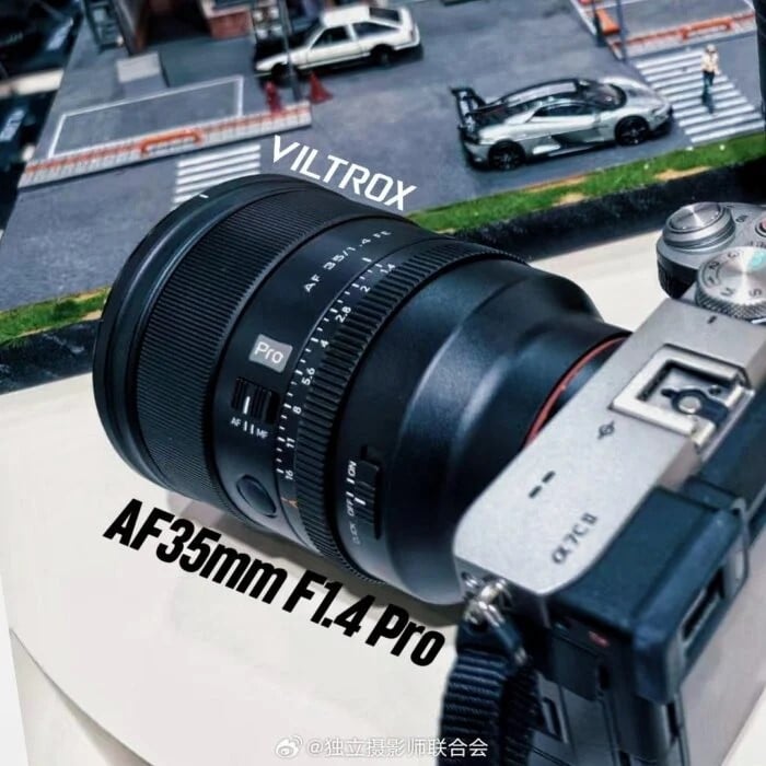 Viltrox AF 35mm F/1.4 Pro leaked image from Sony Alpha Rumors.
