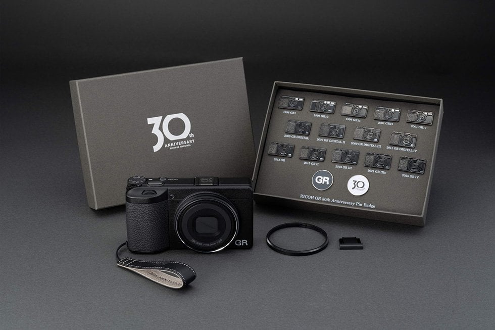 Ricoh GR IV 30th Anniversary Edition product image from Ricoh.