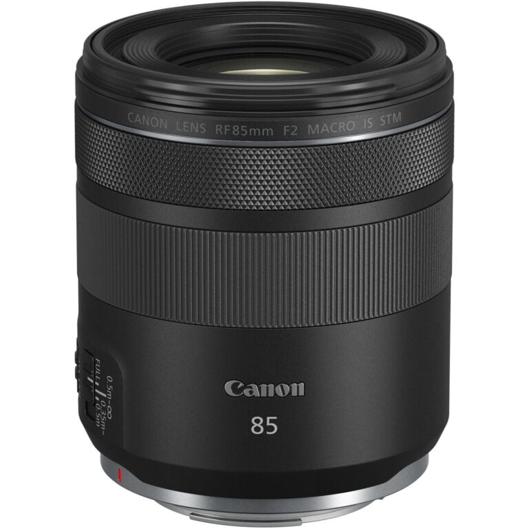 Canon RF85mm F2 Macro is STM