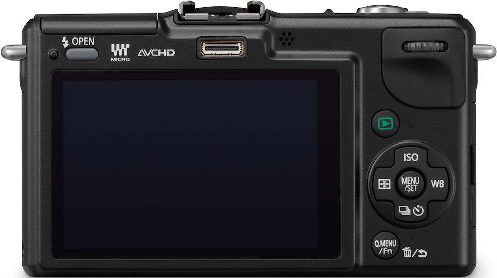 Panasonic GF2: Smallest interchangeable-lens camera with built-in flash ...