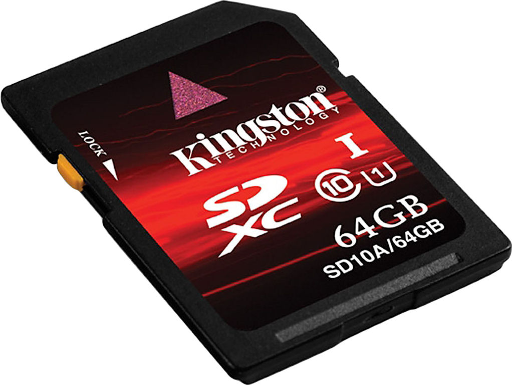Kingston Digital Releases 64GB SDXC UHS-1 Class 10 Memory Card ...