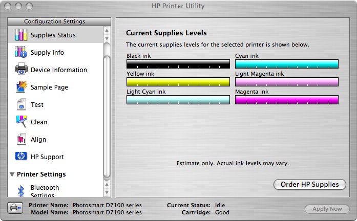 HP Photosmart D7160 Printer Review - Imaging Resource