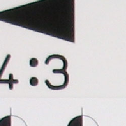 Tele: quite low, top left @200%