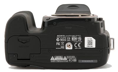 Sony Alpha DSLR-A100 Design image 7