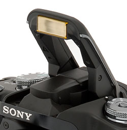 Lift-up Flash : With no button or switch, the flash cannot be actuated by the system,