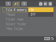 Sony Alpha DSLR-A100 Menus image 19