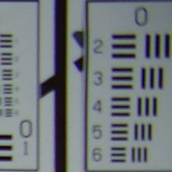 Wide: Soft in the corners (upper right).