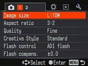 Sony Alpha DSLR-A200 Menus image 13