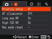 Sony Alpha DSLR-A200 Menus image 14