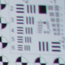 Wide: Upper right C.A.: Moderately high and bright Softness: Strong blurring