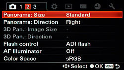 Sony Alpha SLT-A33 Menus image 14