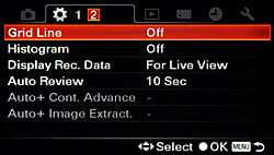 Sony Alpha SLT-A33 Menus image 17