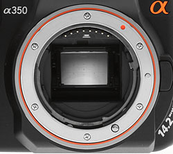 Sony Alpha DSLR-A350 Optics image 1