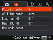 Sony Alpha DSLR-A350 Menus image 14