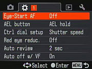 Sony Alpha DSLR-A350 Menus image 15