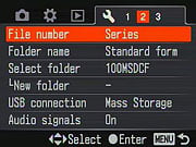 Sony Alpha DSLR-A350 Menus image 19