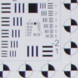 Tele: Upper left C.A.: Moderate, but dull Softness: Moderate blurring