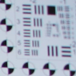Wide: Upper right C.A.: Moderately high and bright Softness: Strong blurring