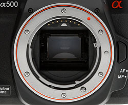 Sony Alpha DSLR-A500 Optics image 1