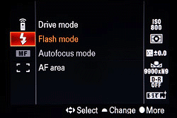 Sony Alpha DSLR-A500 Flash image 2