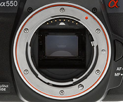 Sony Alpha DSLR-A550 Optics image 1