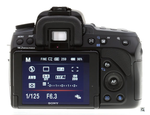 Sony Alpha DSLR-A550 Overview image 3