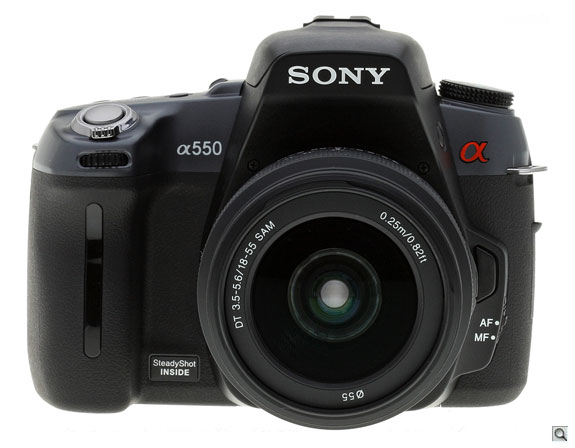 Sony Alpha DSLR-A550 Overview image 1
