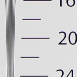 Strong detail to 2,100 lines horizontal Camera JPEG