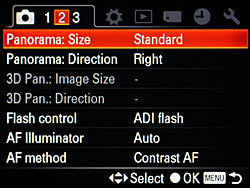Sony Alpha DSLR-A560 Menus image 12