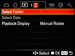 Sony Alpha DSLR-A560 Menus image 17