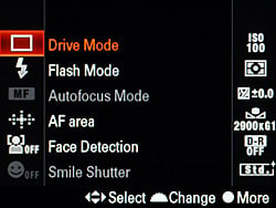 Sony Alpha DSLR-A560 Menus image 22