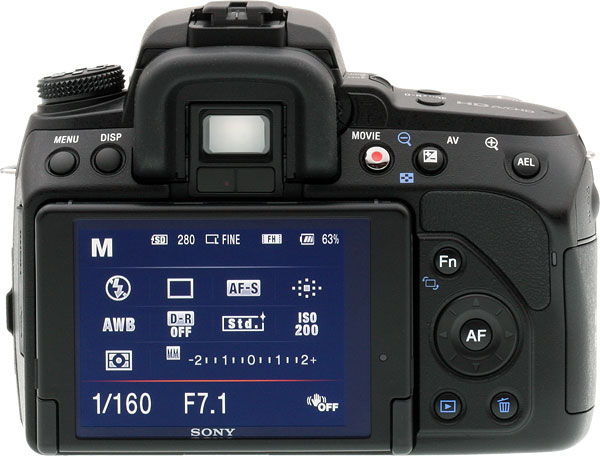 Sony Alpha DSLR-A580 Design image 5