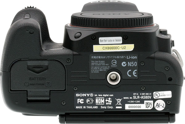 Sony Alpha DSLR-A580 Design image 6