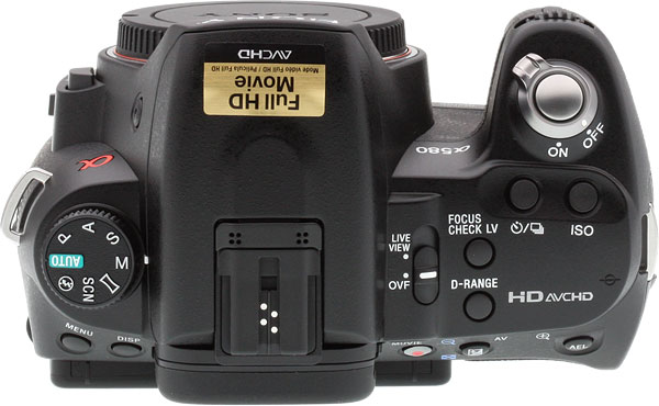 Sony Alpha DSLR-A580 Design image 4