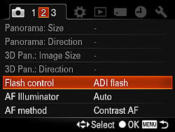 Sony Alpha DSLR-A580 Menus image 12