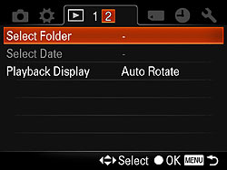 Sony Alpha DSLR-A580 Menus image 17