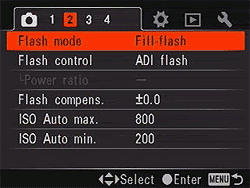 Sony Alpha DSLR-A700 Menus image 14