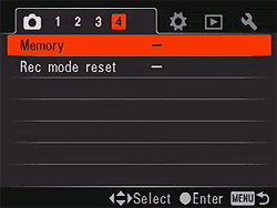 Sony Alpha DSLR-A700 Menus image 16