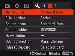 Sony Alpha DSLR-A700 Menus image 24