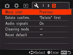 Sony Alpha DSLR-A700 Menus image 25