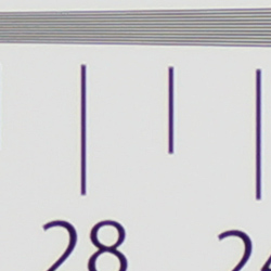 Strong detail to ~2,750 lines vertical Camera JPEG
