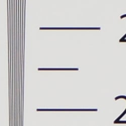 Strong detail to 2,150 lines horizontal
