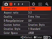 Sony Alpha DSLR-A850 Shooting Modes image 9
