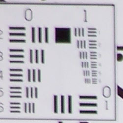 Tele: Quite soft in the corners (upper left).