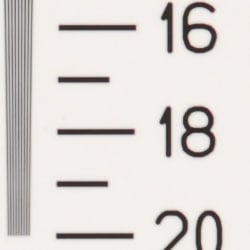 Strong detail to 1,800 lines horizontal