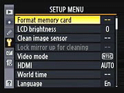 D300 Menus image 5