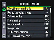 D300 Menus image 3