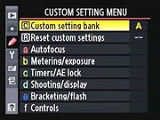 D300 Menus image 4