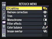 D300 Menus image 6