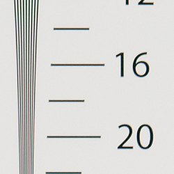 Strong detail to 1,600 lines horizontal ACR processed RAW